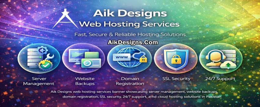 Unlimited Web Hosting Service In Pakistan Aik Designs